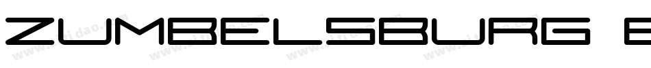 Zumbelsburg Bold字体转换